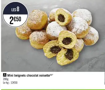 Casino Supermarchés Mini beignets chocolat noisette offre