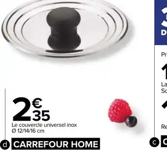 Carrefour Gamme de couvercles offre