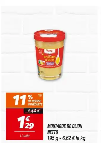 Netto NETTO MOUTARDE DE DIJON offre
