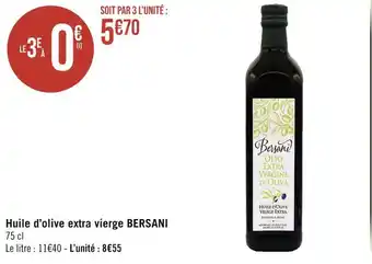 Géant Casino BERSANI Huile d’olive extra vierge offre