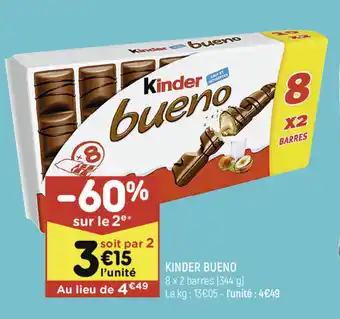 Leader Price Kinder Bueno offre