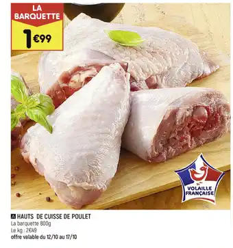 Leader Price Hauts de Cuisse de Poulet offre