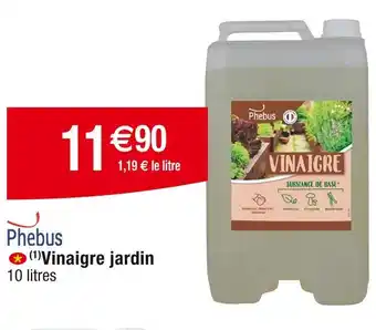 Cora x Carrefour Phebus (1)Vinaigre jardin offre