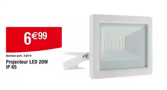 Cora x Carrefour Projecteur LED 20W IP 65 offre