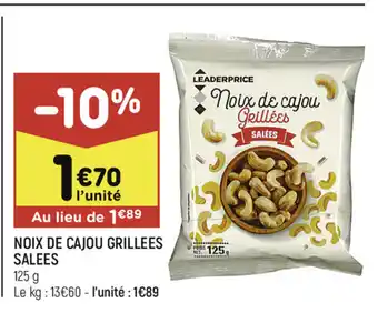 Noix de Cajou Grillees Salees