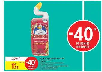 Intermarché Gel Wc Action Intense Fruitopia édition Limitée Canard offre