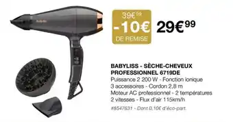 Costco BABYLISS - SÈCHE-CHEVEUX PROFESSIONNEL 6719DE offre