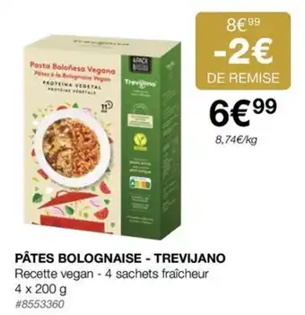 Costco PÂTES BOLOGNAISE - TREVIJANO offre