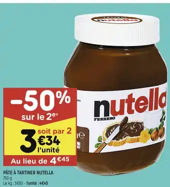 Pâte à Tartiner Nutella