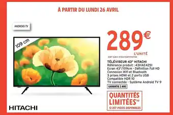 Intermarché Téléviseur 43 offre
