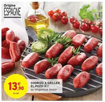 Chorizo à Griller El Pozo