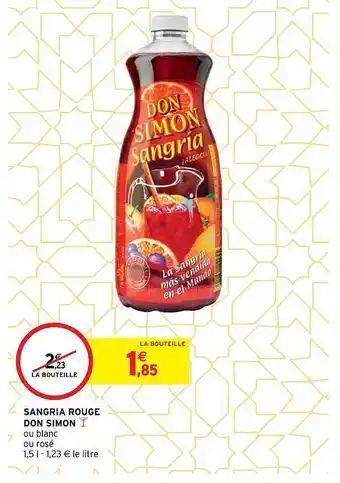 Intermarché Express Sangria Rouge Don Simon offre