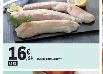 E.Leclerc Dos de cabillaud offre