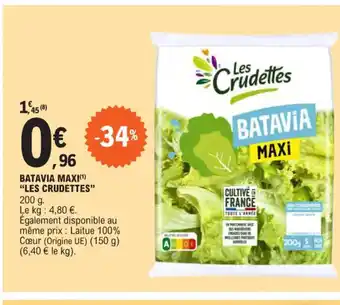 E.Leclerc Batavia maxi les crudettes offre