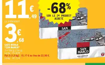 E.Leclerc Cafe moulu san marco offre
