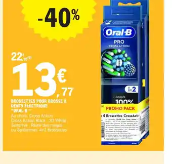 E.Leclerc Brossettes pour brosse a dents electrique oral b offre
