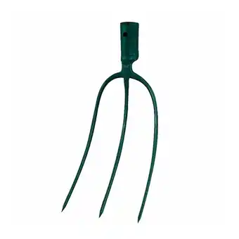 Fourche à foin douille 3 dents - 30 cm sans manche