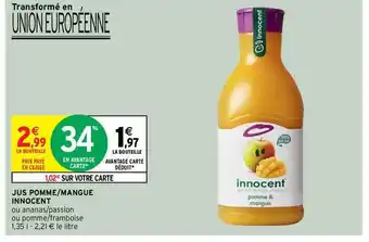 Jus Pomme - Mangue Innocent