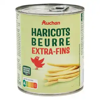 Auchan Supermarché Haricots Beurre Extra Fins Auchan offre