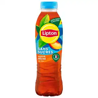 Auchan Supermarché Ice Tea Pêche Sans Sucre Lipton offre