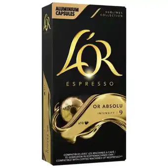 Auchan Capsules De Café L'or Expresso offre