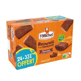 Auchan Brownie Au Chocolat À La Française St Michel offre