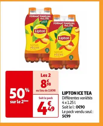 Auchan Supermarché LIPTON ICE TEA offre