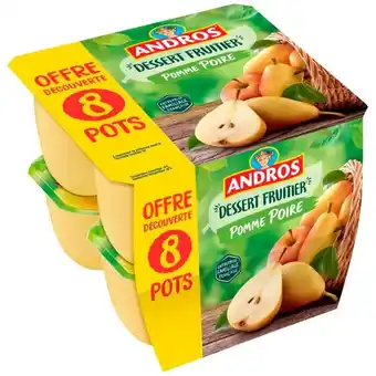 Auchan Dessert Fruitier Andros offre