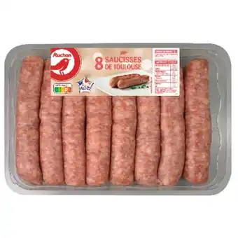 Auchan 8 Saucisses De Toulouse Auchan offre