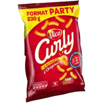 Auchan Curly Cacahuète L'original offre