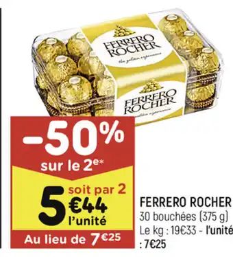 Leader Price Ferrero Rocher offre