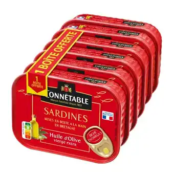 Auchan Sardines À L'huile D'olive Connétable offre