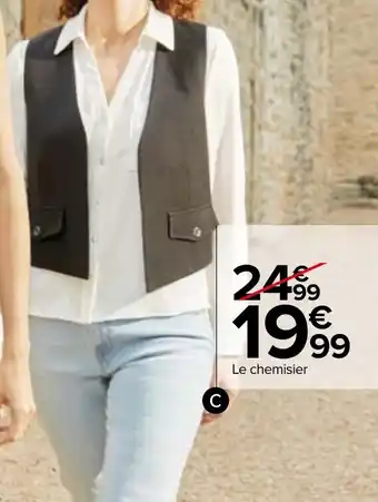 Carrefour Chemisier poche offre
