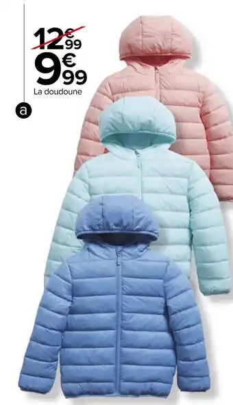 Carrefour Doudoune enfant 100% offre