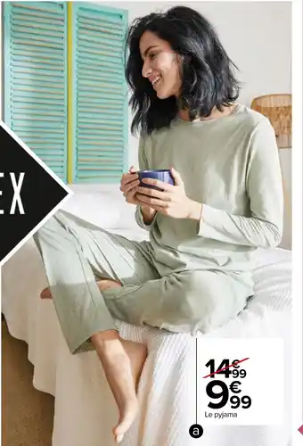 Carrefour Pyjama femme offre
