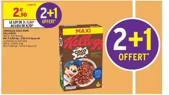 Intermarché Hyper Céréales Coco Pops Kellogg's offre