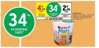 Intermarché Hyper Kinder Maxi offre