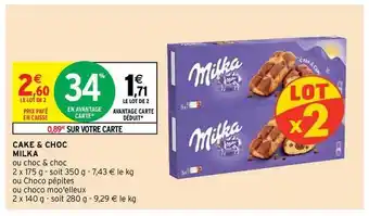 Intermarché Hyper Cake & Choc Milka offre
