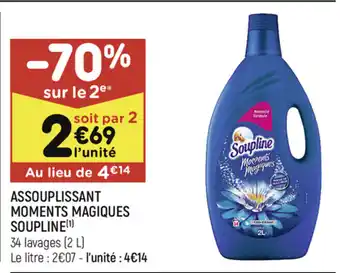 Leader Price Assouplissant Moments Magiques Soupline offre