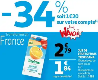 Tropicana jus de fruits frais