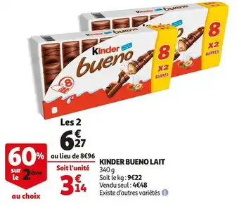 Kinder bueno kinder bueno lait