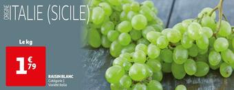 Auchan Raisin blanc offre