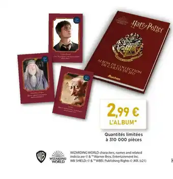 Auchan Harry potter l’album harry potter offre