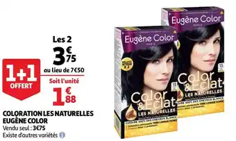 Auchan Eugène color coloration les naturelles offre