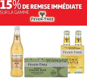Auchan Fevertree bon plan sur la gamme de la marque fever tree offre