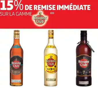 Auchan Havana club bon plan sur la gamme havana club offre
