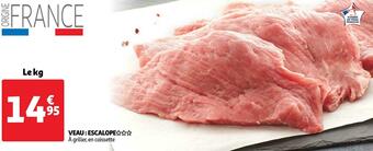 Auchan Veau: escalope offre