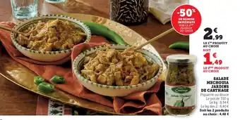 Super U SALADE MECHOUIA JARDINS offre