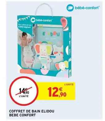 Intermarché Hyper Coffret De Bain Elidou Bébé Confort offre