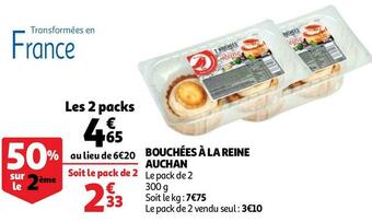 Auchan Auchan bouchées à la reine offre